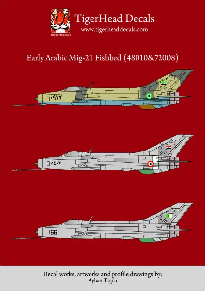 Early Arabic Mig-21 F13 Fishbeds ( 1/48 )