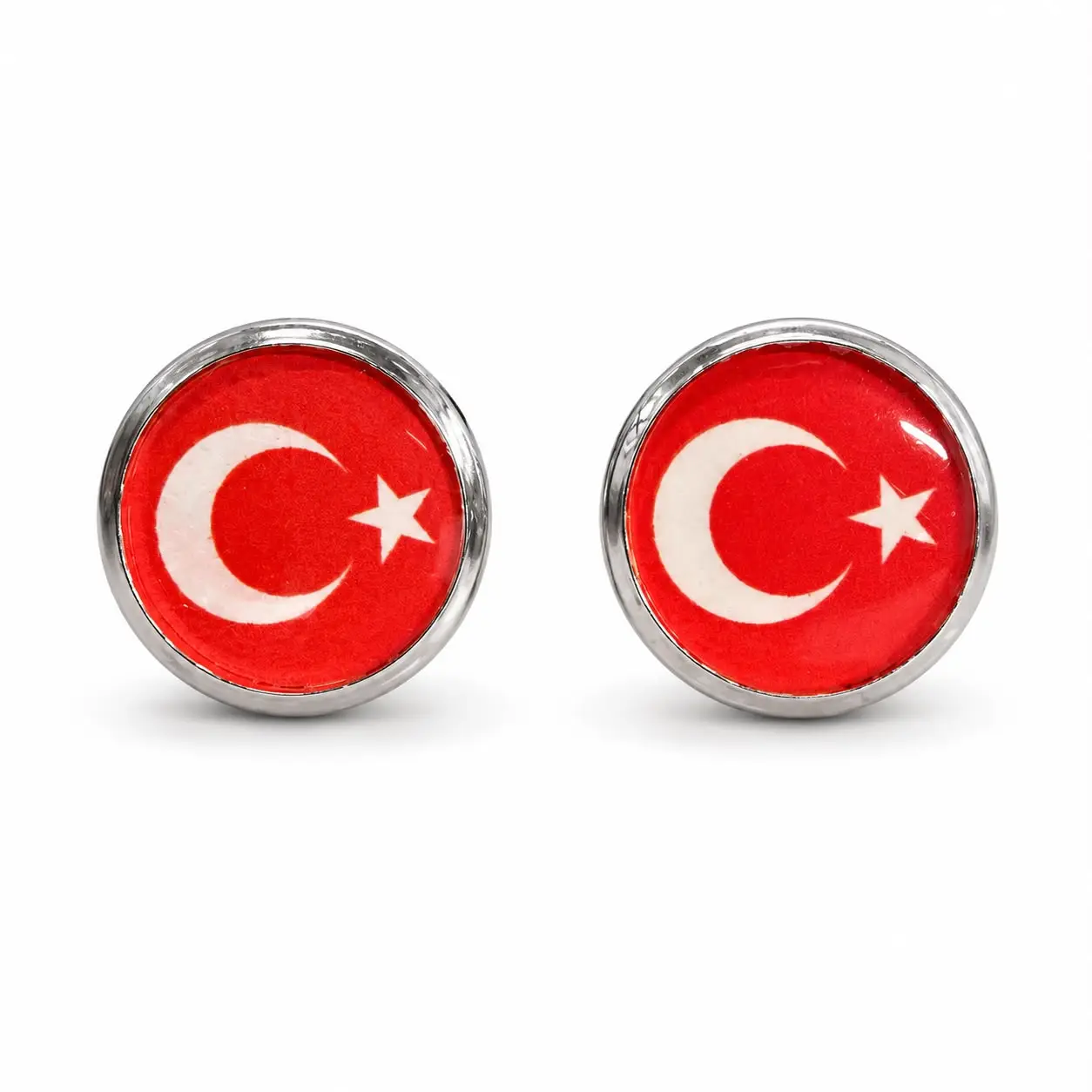 Kol Düğmesi "Türk Bayrağı"