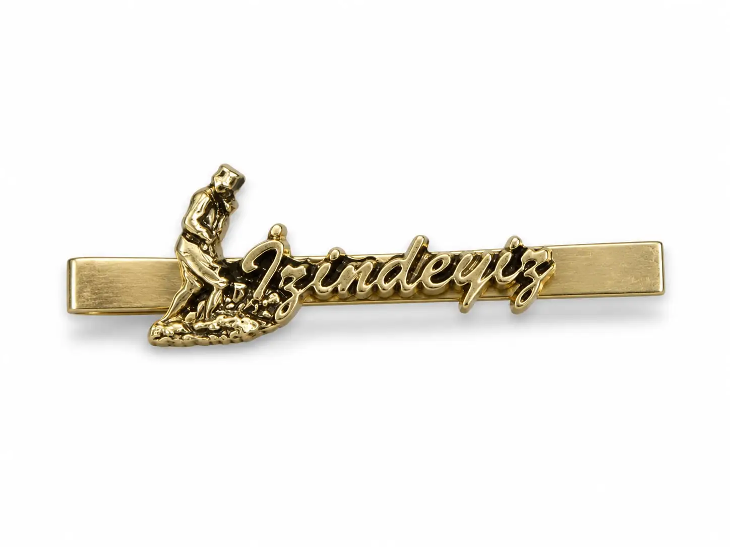 Kravat İğnesi "Atatürk İzindeyiz" Gold