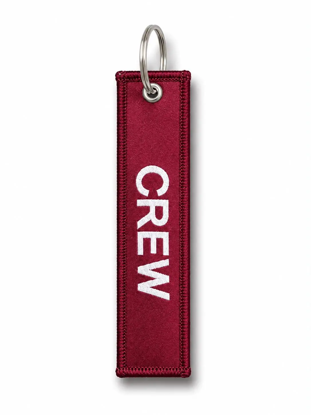 Kumaş Anahtarlık Bordo RBF "Crew"