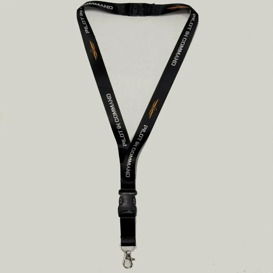 Lanyard "Pilot In Command Broveli" Siyah