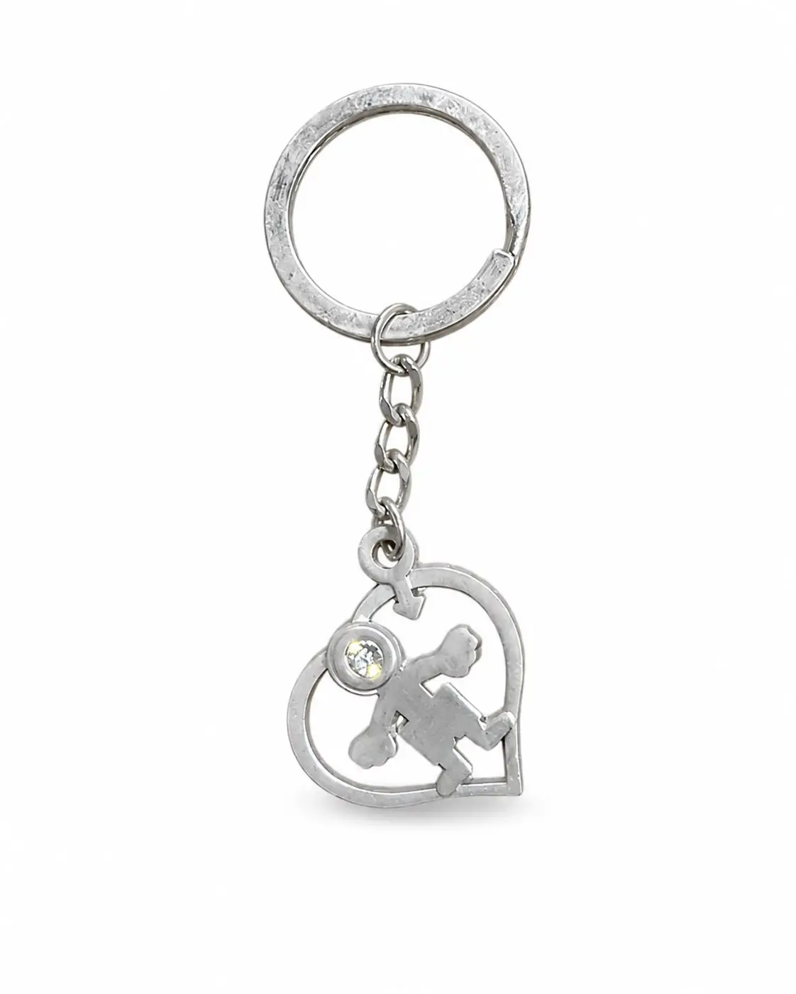 Metal Anahtarlık Kalp İçinde Çocuk
