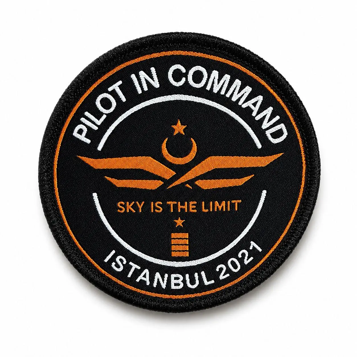 Peç "PILOT IN COMMAND" Dokuma