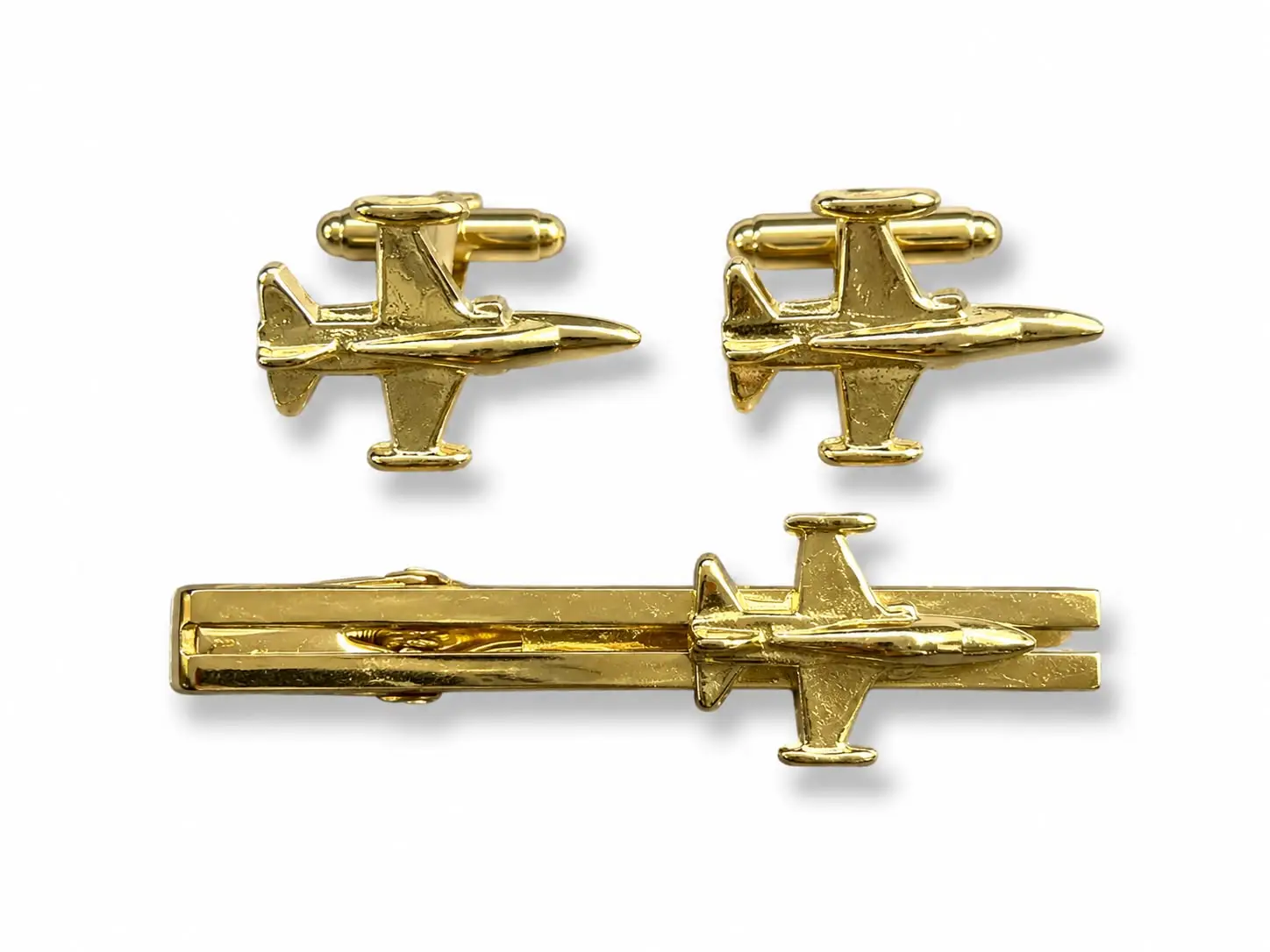 Set "F-5 Gold Kol D + Kravat IGN" Siyah Kutu