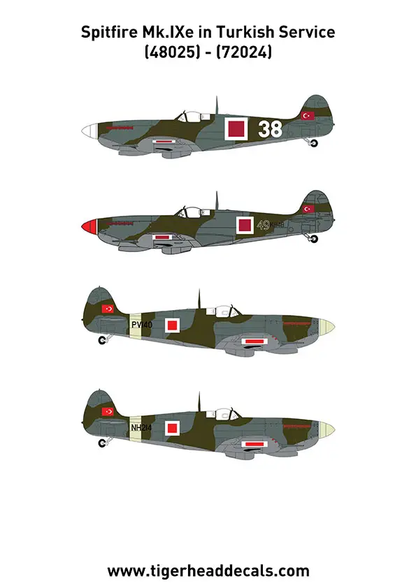 Spitfire Mk.IXe in Turkish Service ( 1/48 )