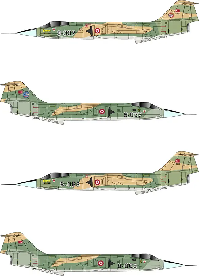 Turkish Air Forces F-104 G - Tigermeeters ( 1/32 )