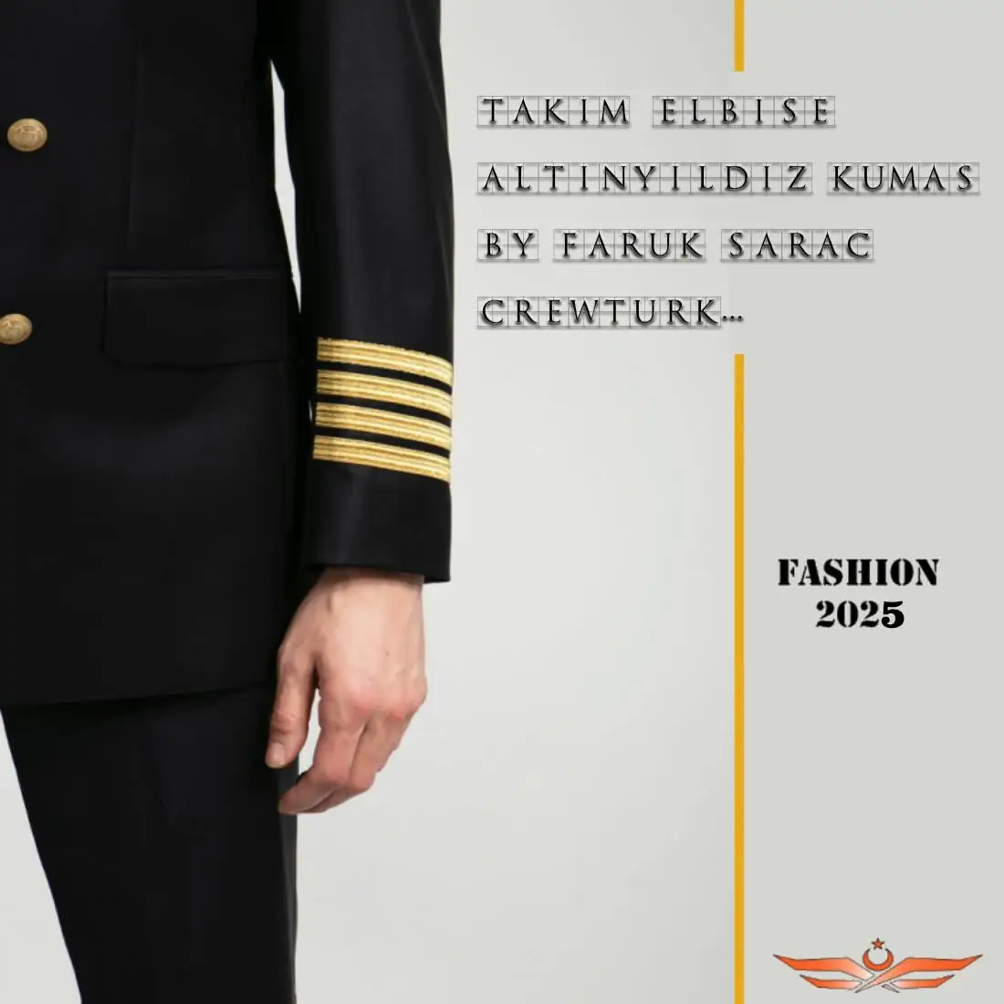Üniforma "CrewTurk 8 Drop 4 Sırma By Faruk Saraç"