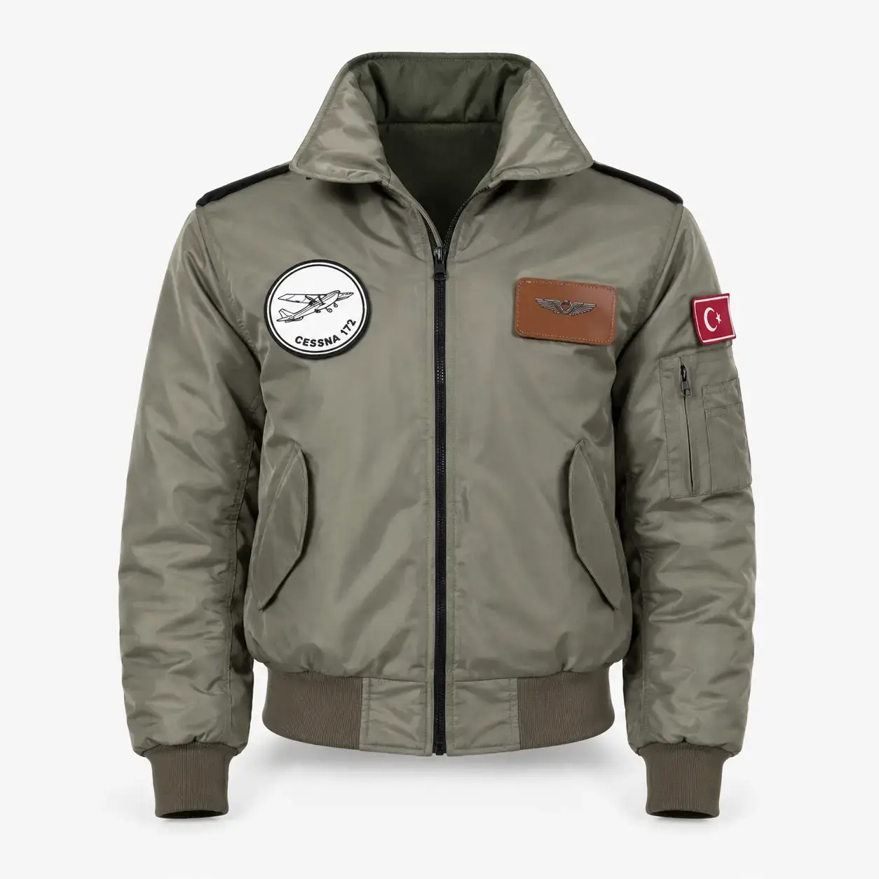YAKALI Pilot Montu Haki Kumaş SYK88_H
