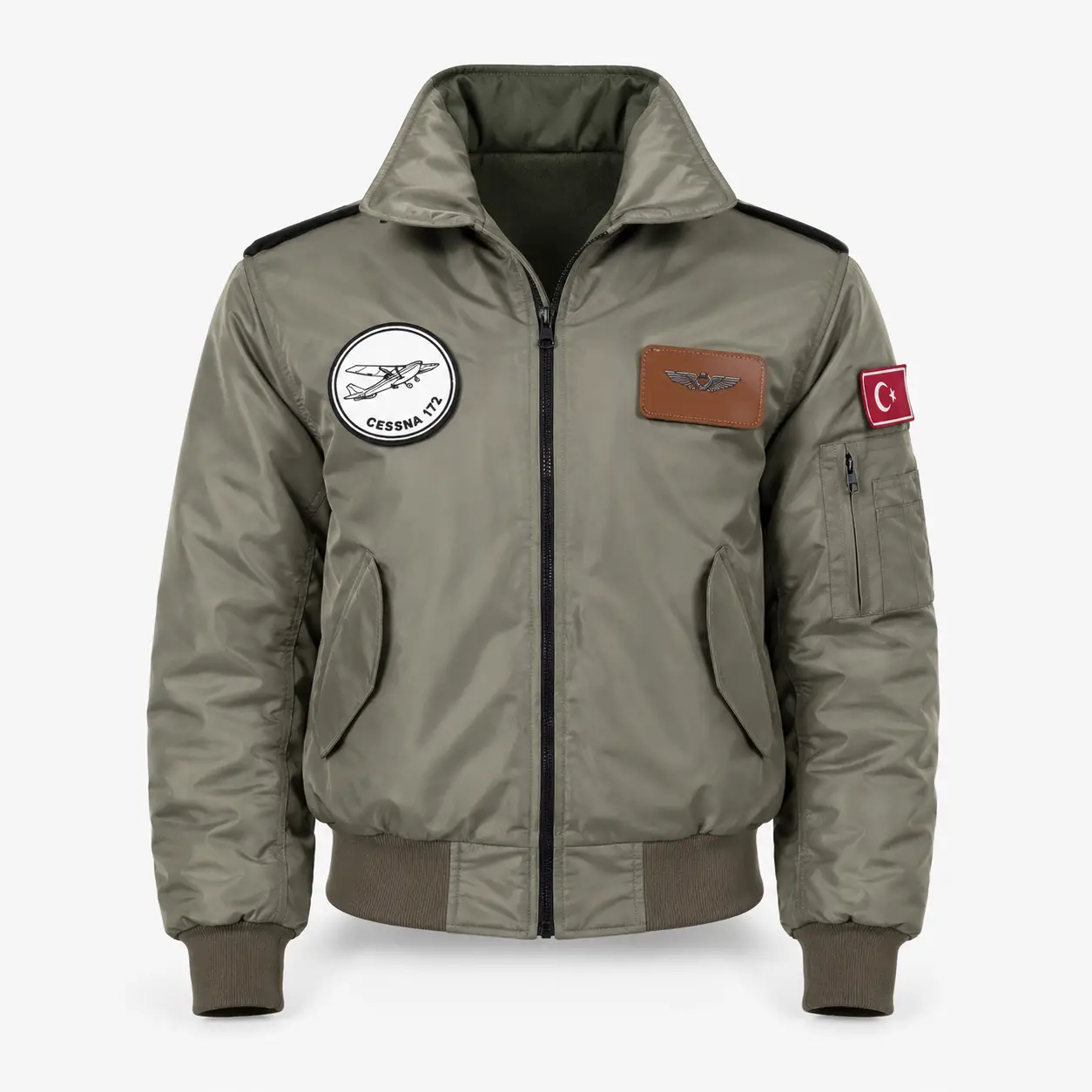 YAKALI Pilot Montu Haki Kumaş SYK88_H